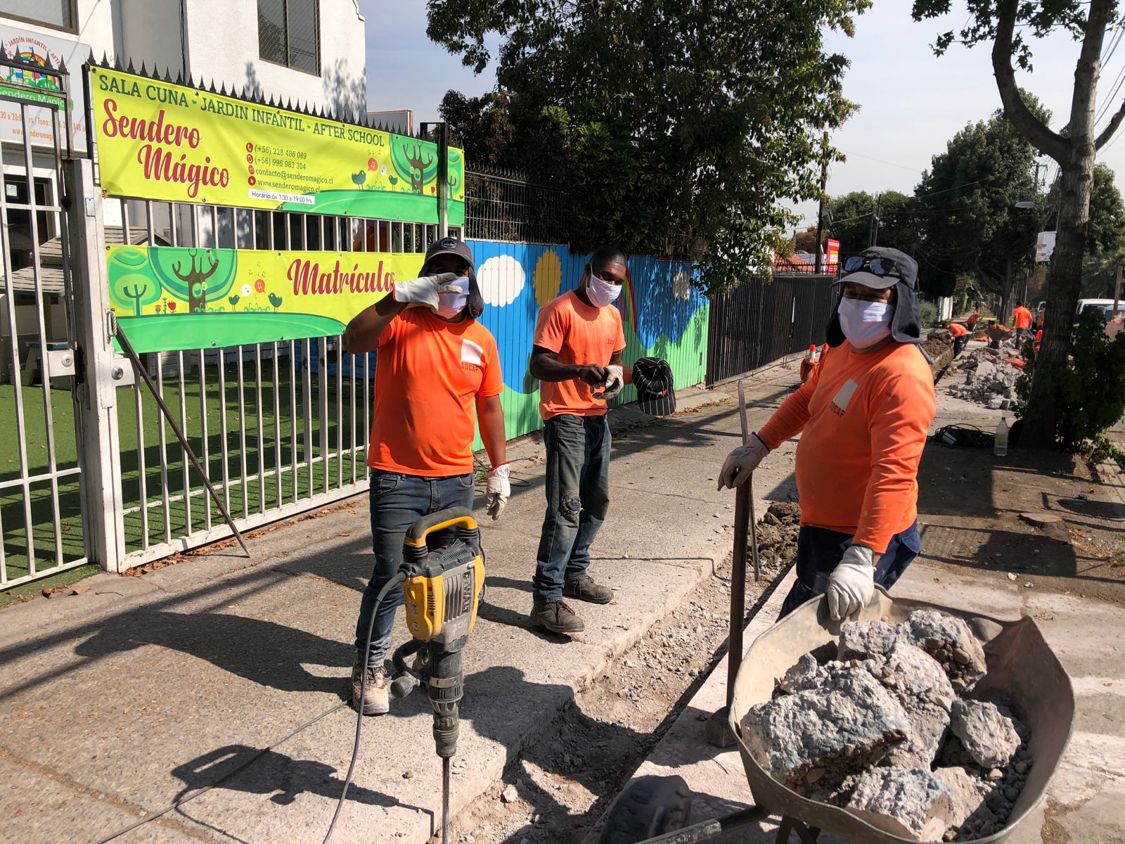 Equipo en terreno